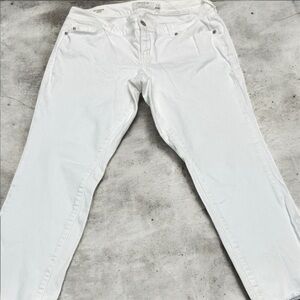 Torrid White Boyfriend Jeans